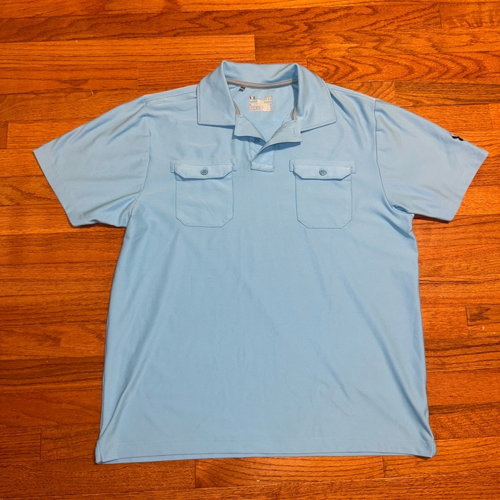 UO Sky Blue Men's Polo Shirt